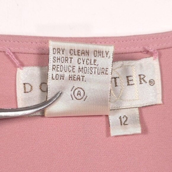 NWT DONCASTER Women's SILK Blend Top Tank Size 12 Slit‎ Side VNeck Style 152CM05 - Picture 10 of 11